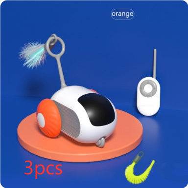 Remote Control Interactive Cat Car Toy USB Charging Chasing Automatic Self-moving - Classy Collective