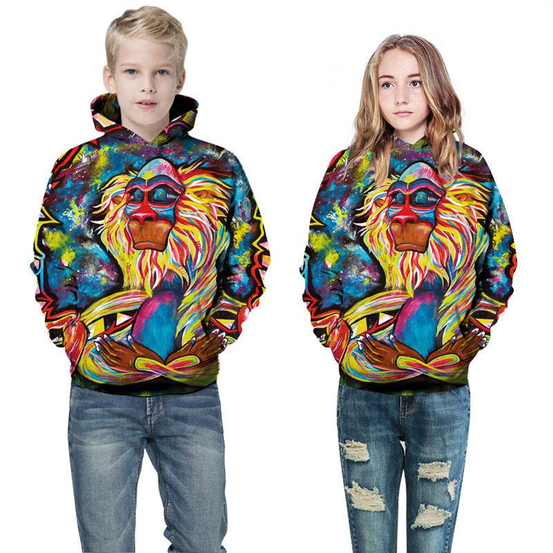 Digital Printed Children's Hooded Sweater For Kids - Classy Collective