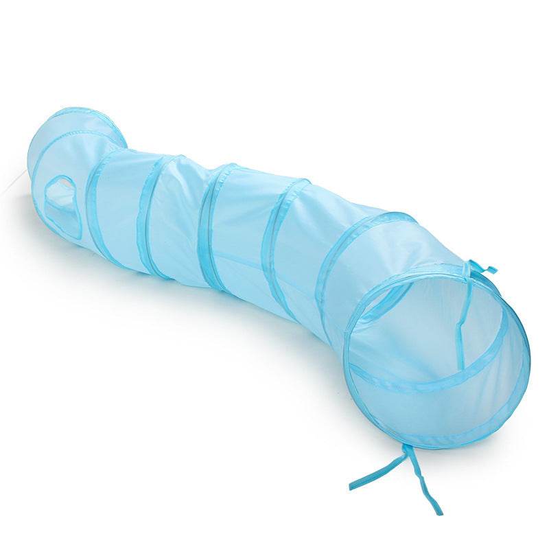 Pet Cat Bending S-shaped Collapsible Tunnel Toys - Classy Collective