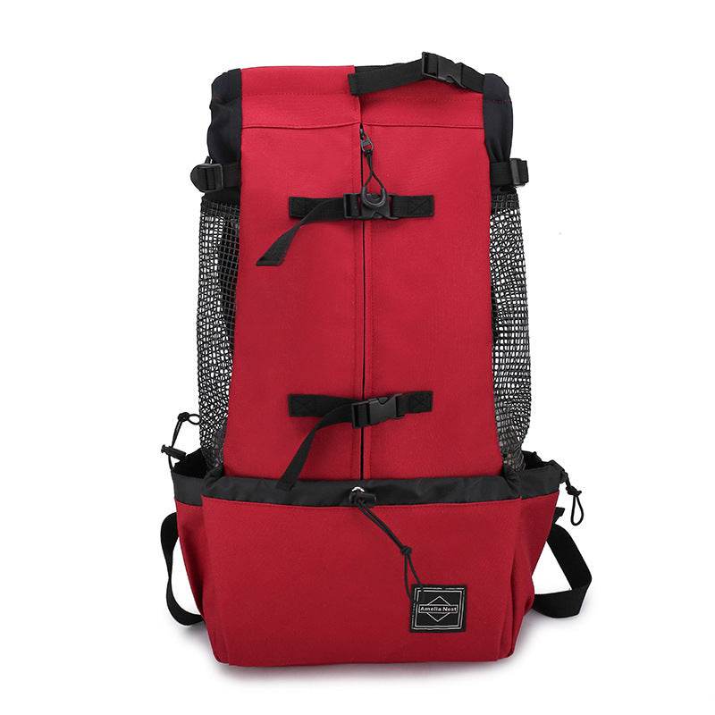 Double Shoulder Portable Travel Backpack Outdoor Dog Carrier - Classy Collective
