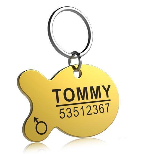 Small Pendant Anti-lost Pet Titanium Steel Tag - Classy Collective