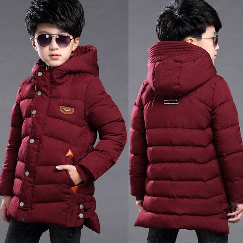 Boy's hooded padded padded jacket - Classy Collective