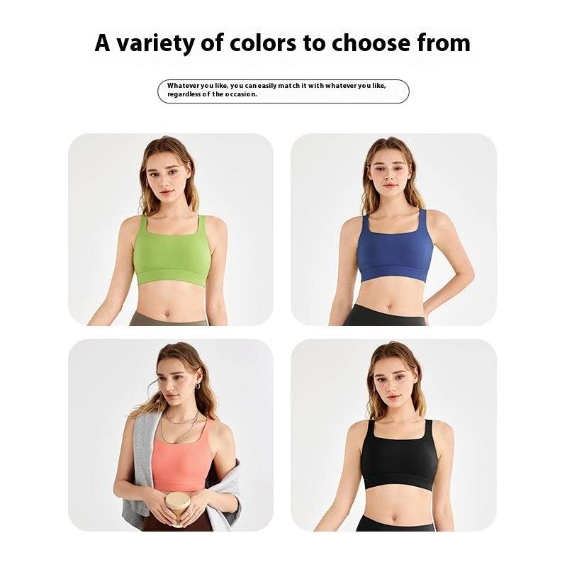 Sports Underwear Women's Chest Pad Nude Feel Tight Yoga Cover Supernumerary Breast Fitness Vest - Classy Collective
