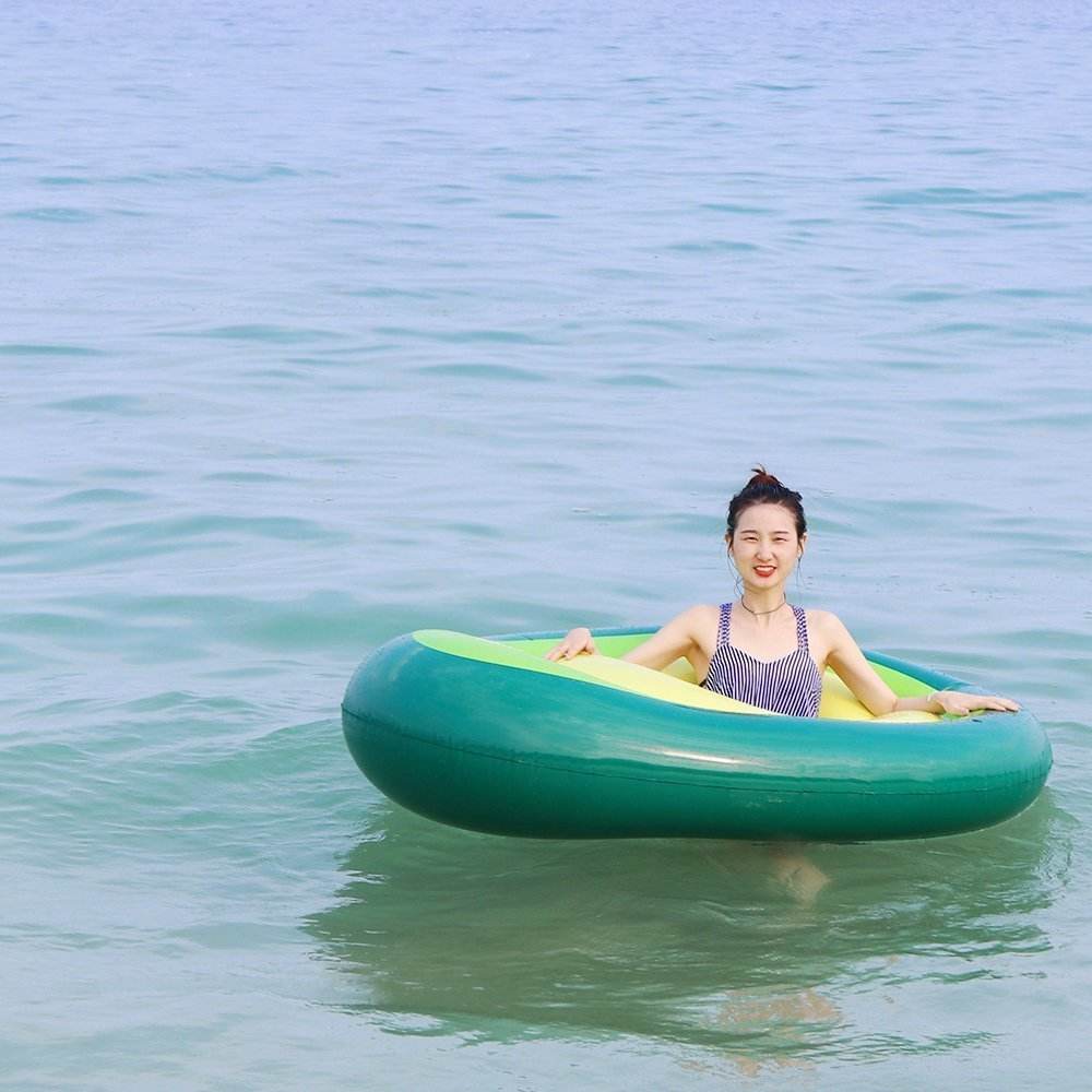 Inflatable Giant Avocado Pool Toy - Classy Collective