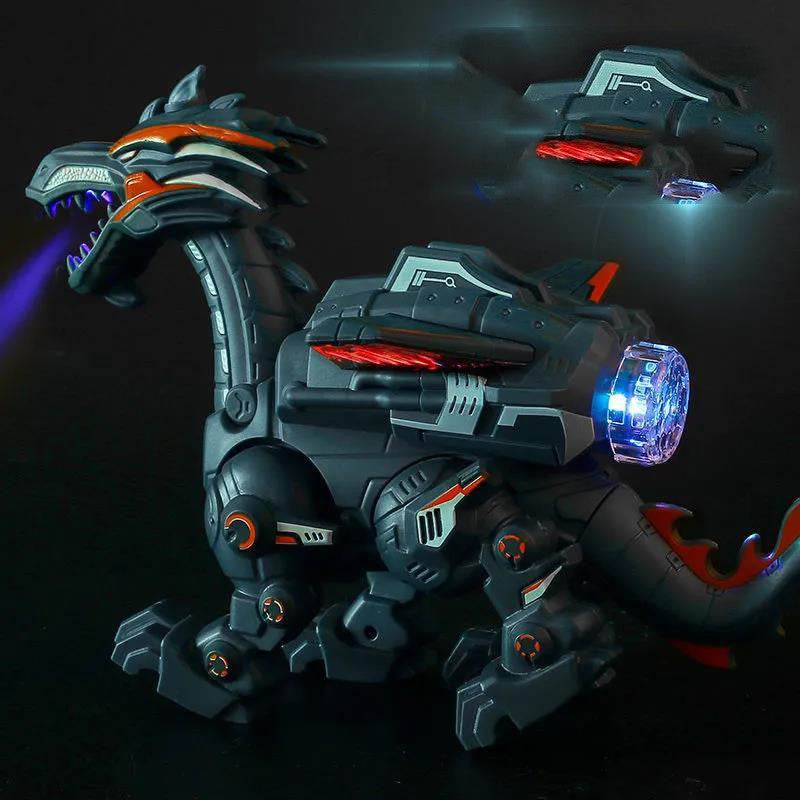 Electric Spray Mechanical Dinosaur Toy Model Multifunctional Sound And Light Toy - Classy Collective