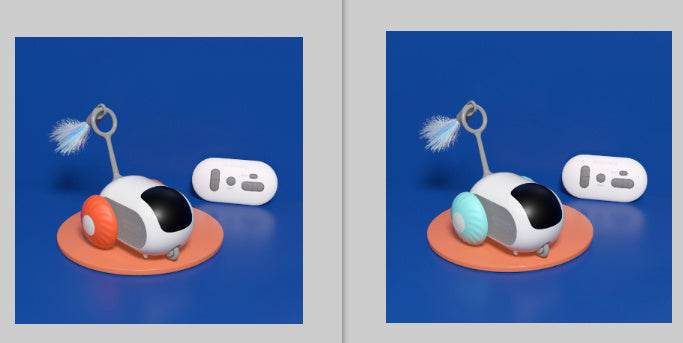 Remote Control Interactive Cat Car Toy USB Charging Chasing Automatic Self-moving - Classy Collective