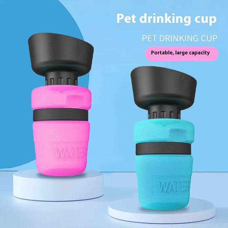 Travel Water Bottle Dog Dispenser - Classy Collective
