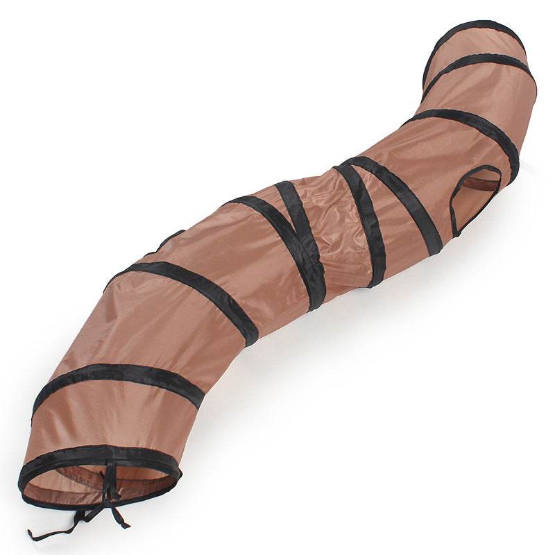 Pet Cat Bending S-shaped Collapsible Tunnel Toys - Classy Collective
