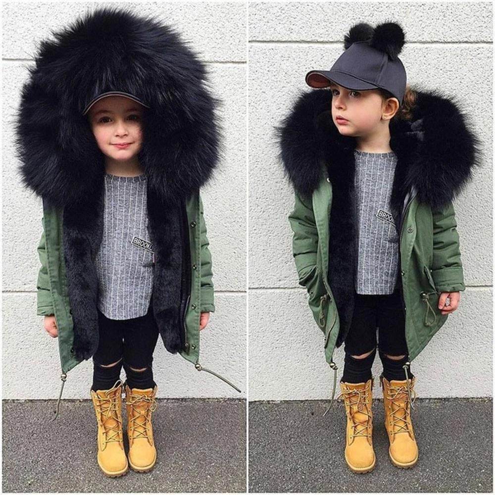 Children's faux fur coat - Classy Collective