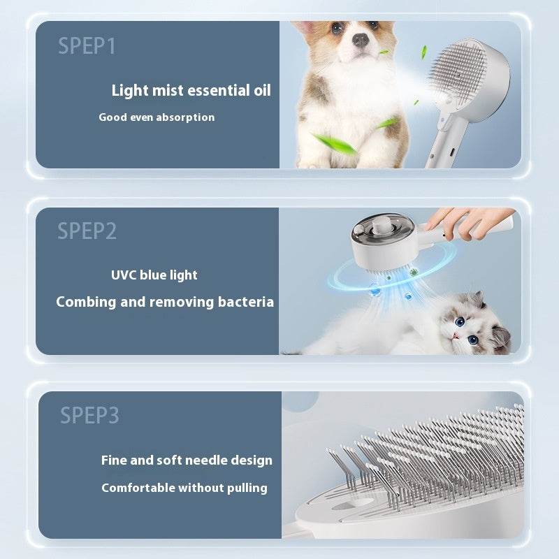 Animal Hair Remover Brush for Dog And Cat Steam Brush - Classy Collective