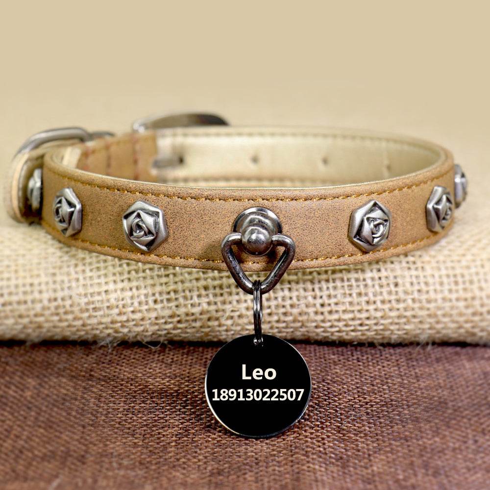 Pet leather collar - Classy Collective