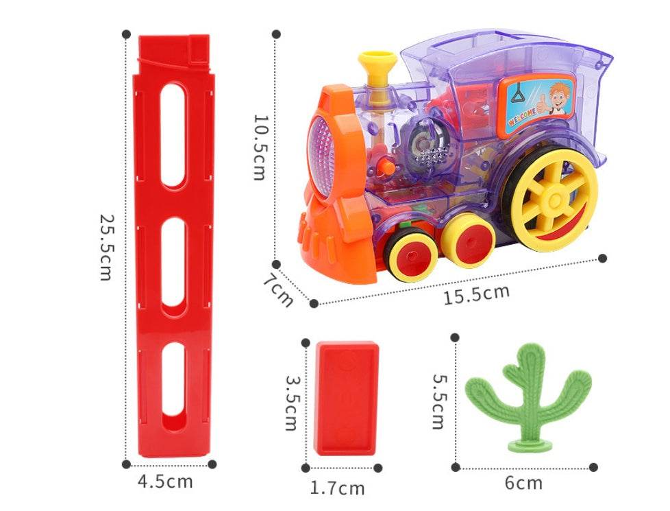 Domino Train Toys Car Puzzle Automatic Release - Classy Collective