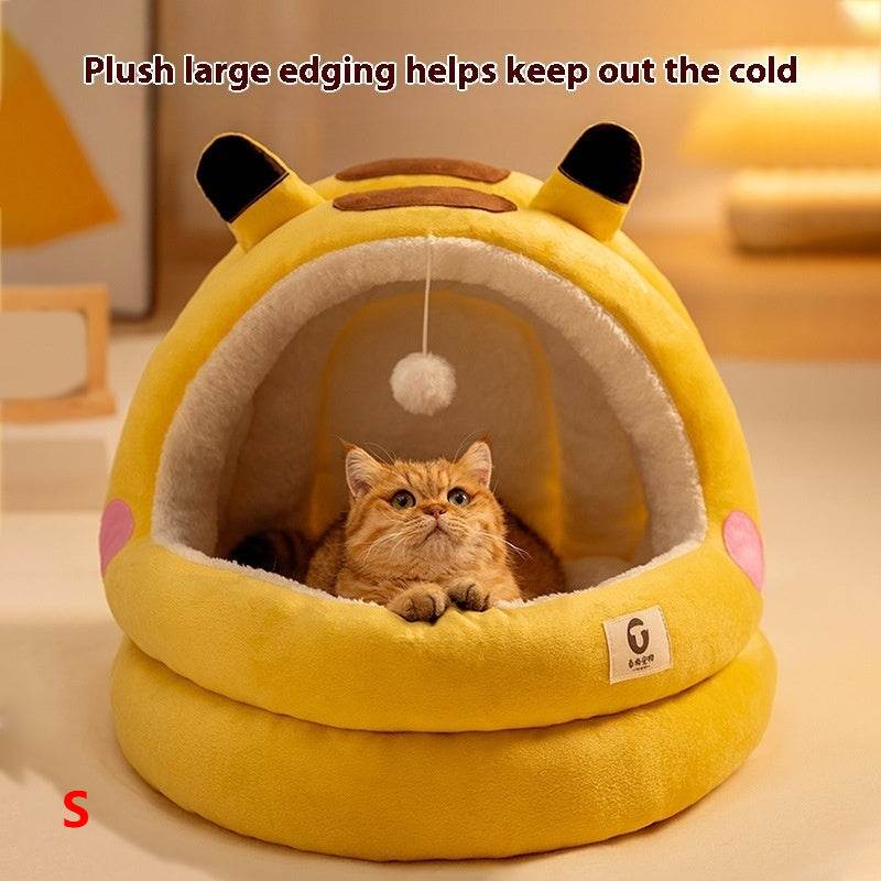 Cat Nest Four Seasons Universal Winter Warm Closed - Classy Collective