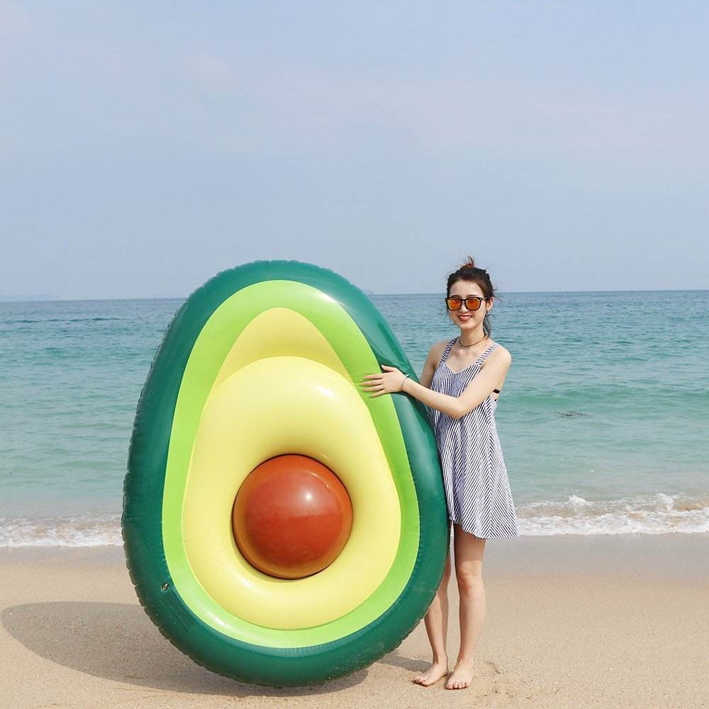 Inflatable Giant Avocado Pool Toy - Classy Collective