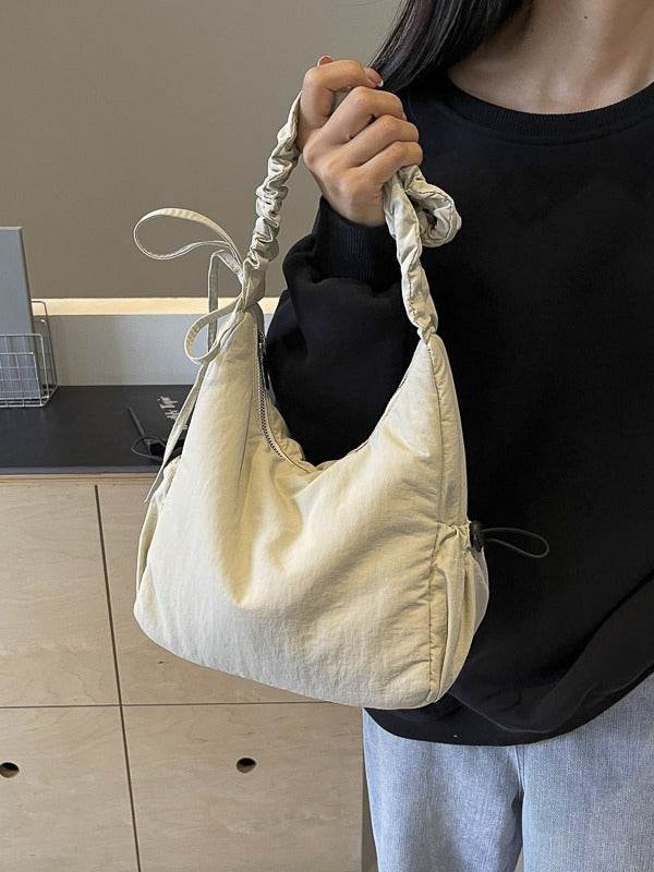 Canvas Shoulder Cotton-padded Casual Messenger Bag - Classy Collective