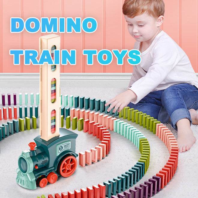 Domino Train Toys Car Puzzle Automatic Release - Classy Collective