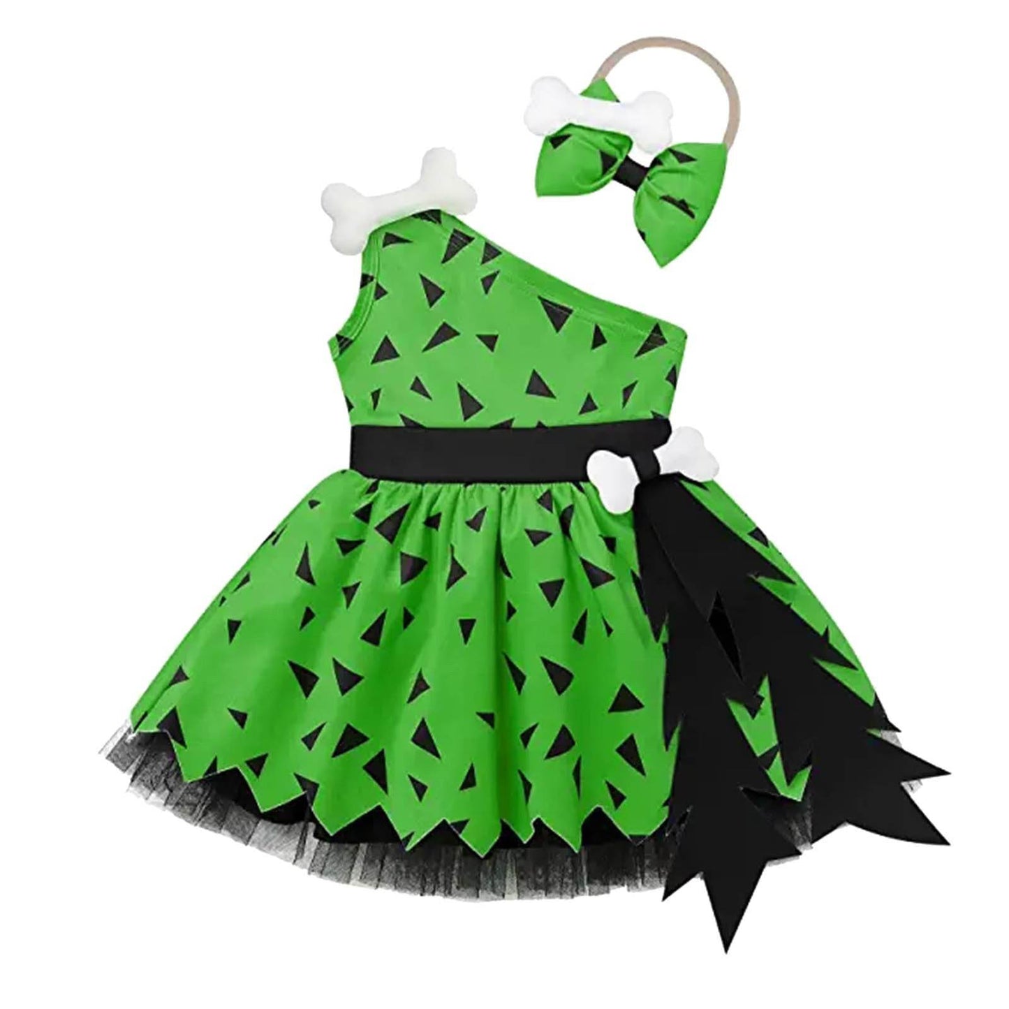 Girls Fashion Simple Halloween Mesh Costume Suit - Classy Collective