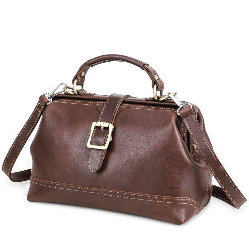 Top Layer Cowhide Dual-use Women's Shoulder Messenger Bag Large Capacity - Classy Collective