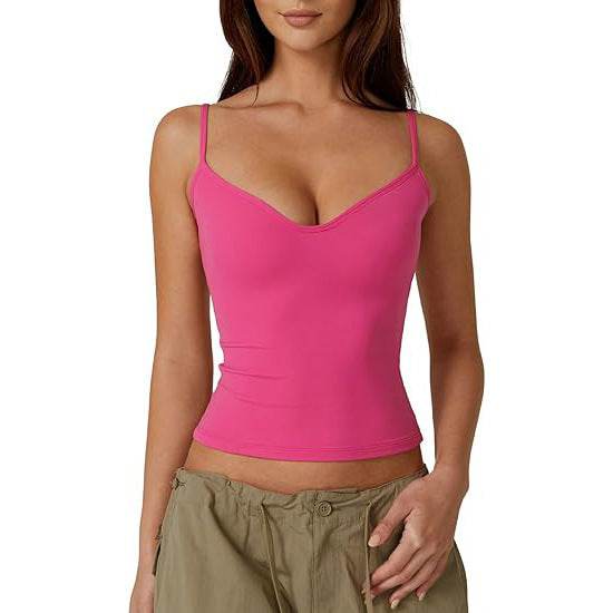Camisole Cropped T-shirt Vest Women's Milk Silk Top - Classy Collective