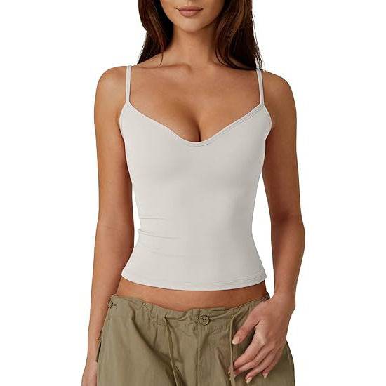 Camisole Cropped T-shirt Vest Women's Milk Silk Top - Classy Collective