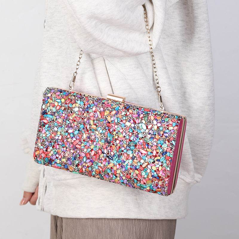 Women's Diamonds Bag High Sense Banquet Dress Garment Bag - Classy Collective