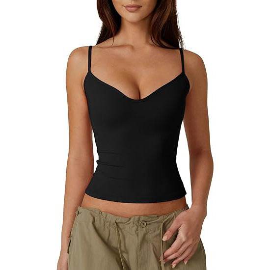 Camisole Cropped T-shirt Vest Women's Milk Silk Top - Classy Collective