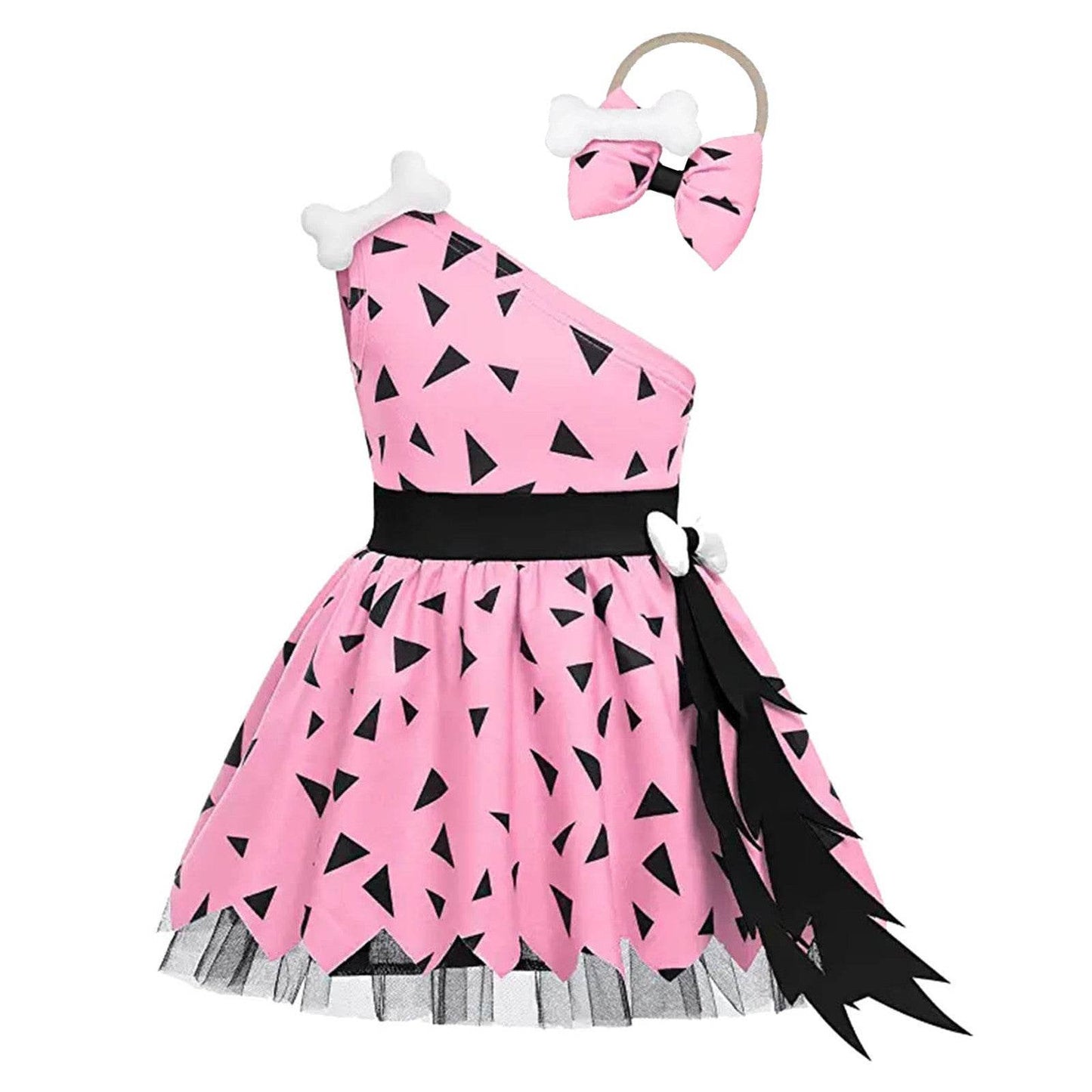 Girls Fashion Simple Halloween Mesh Costume Suit - Classy Collective