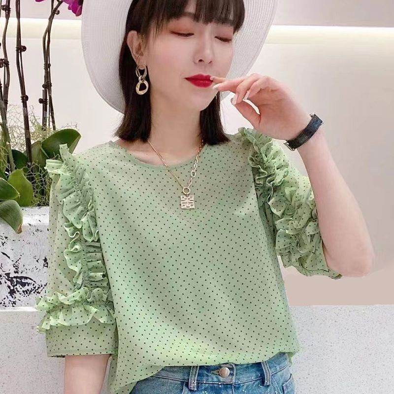 Summer New Pleated Loose Floral Blouse Top - Classy Collective