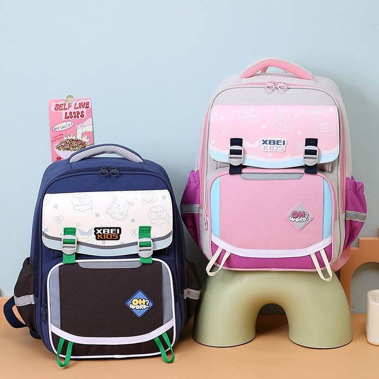 Schoolbag Burden Reduction Spine Protection Lightweight And Large Capacity Backpack - Classy Collective