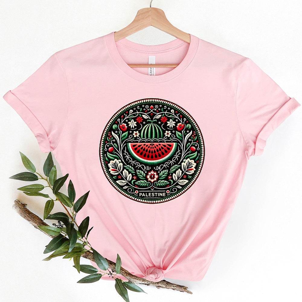 Funny Watermelon Printing Short Sleeve - Classy Collective