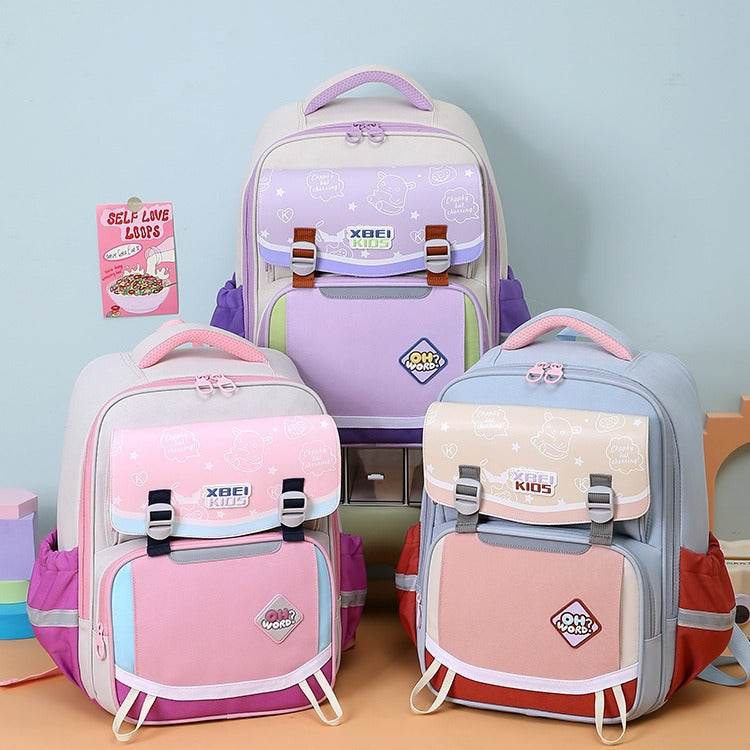 Schoolbag Burden Reduction Spine Protection Lightweight And Large Capacity Backpack - Classy Collective