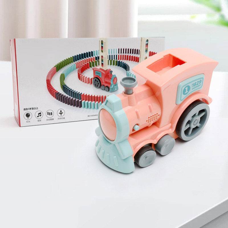 Domino Train Toys Car Puzzle Automatic Release - Classy Collective