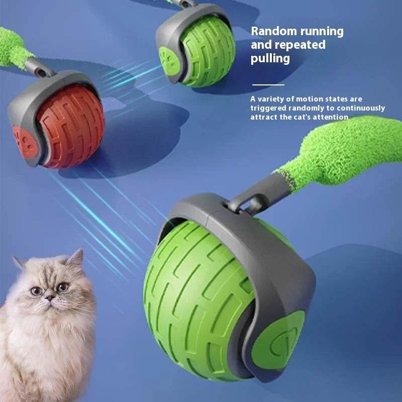 New Interactive Cat Toys Ball Auto Electric Rolling Ball Toys For Cat Kitty Pets Smart Automatic Teaser USB Rechargeable Cat Toy Pet Products - Classy Collective