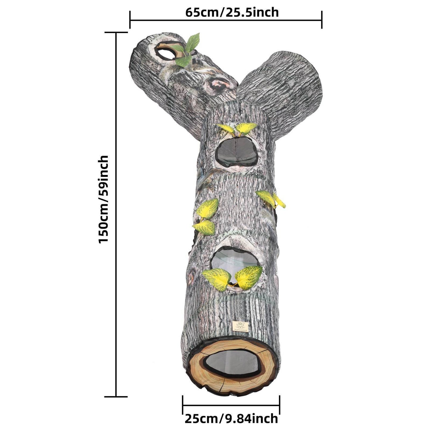 Tree Pattern Tunnel Pet Cat Toy - Classy Collective
