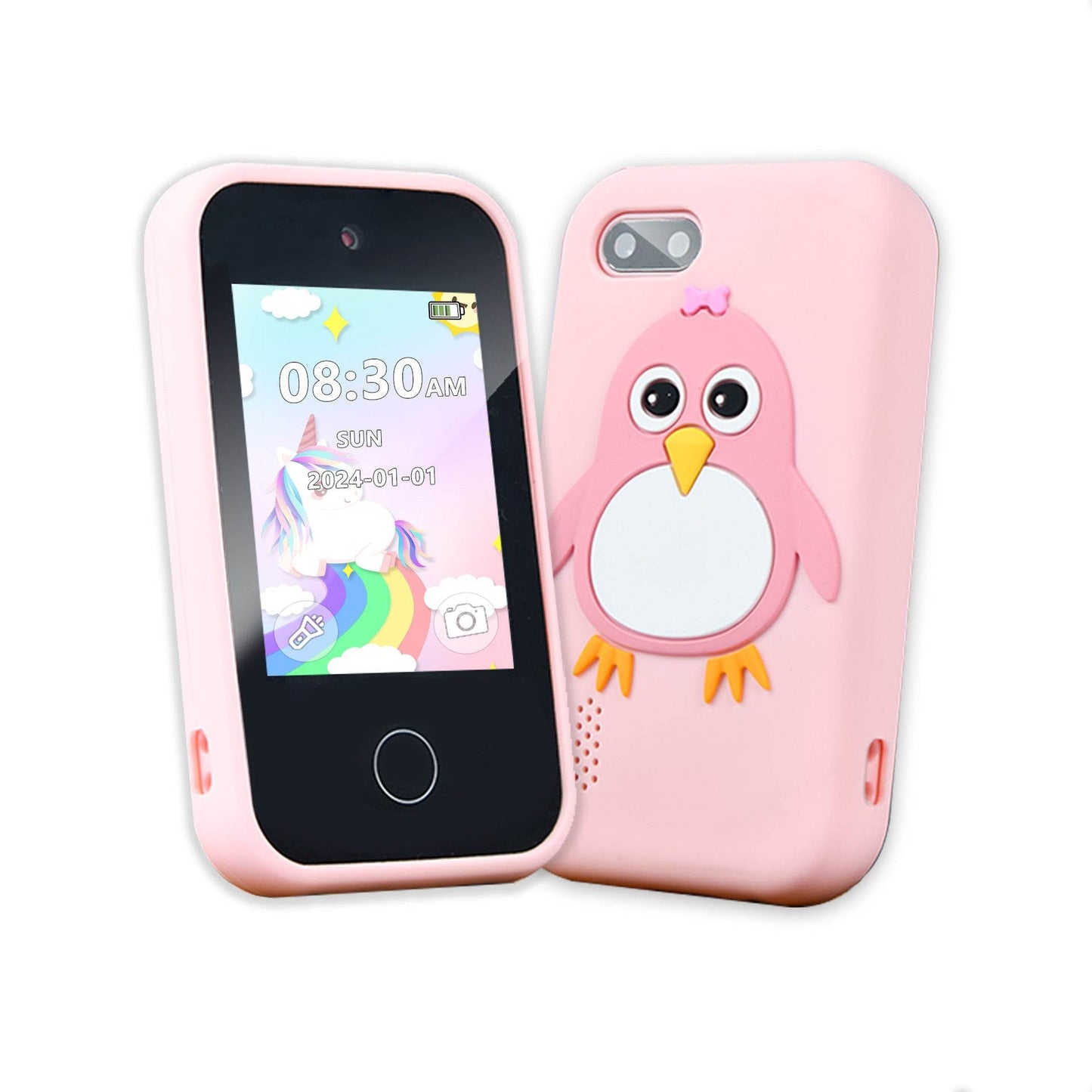 Children's Smart Touch Mobile Phone Silicone Penguin Toy - Classy Collective