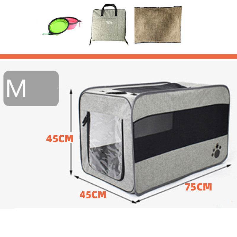 Travel Carrier Bag For Pet Cage With Locking Safety Zippers - Classy Collective