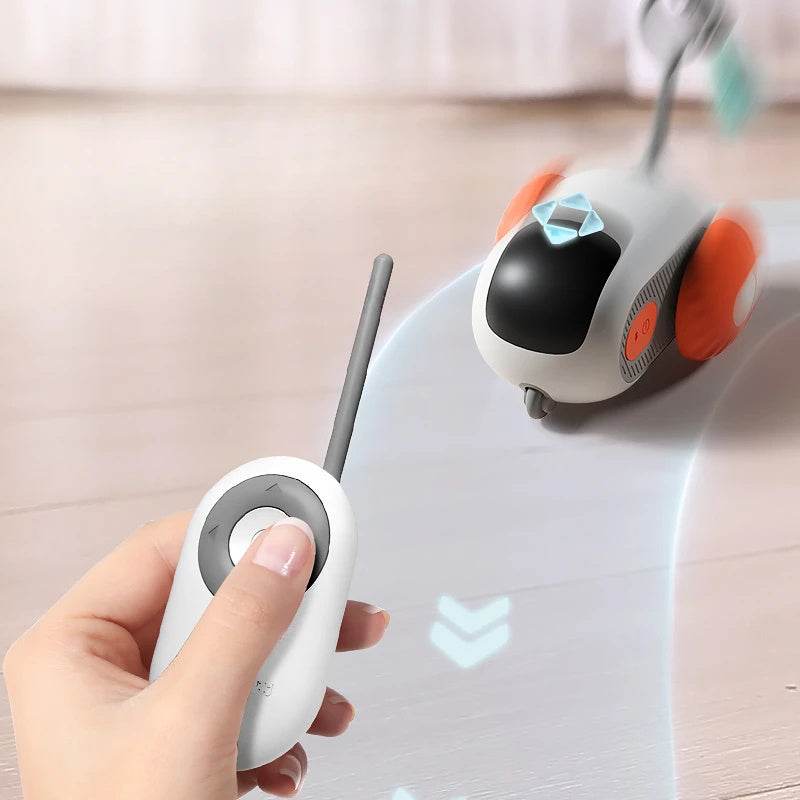 Remote Control Interactive Cat Car Toy USB Charging Chasing Automatic Self-moving - Classy Collective