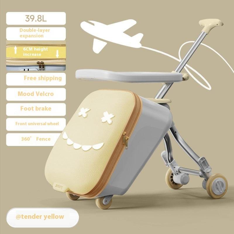 Luggage Children's Riding And Boarding Machine Trolley Case - Classy Collective