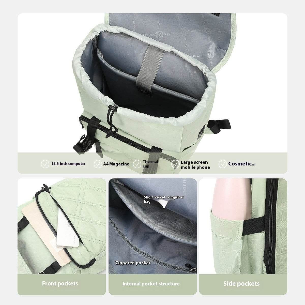 Schoolgirl's Schoolbag Travel Backpack Lightweight And Large Capacity - Classy Collective