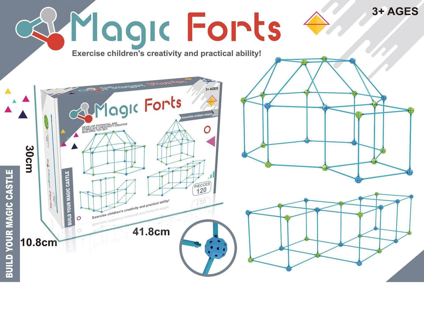 Indoor And Outdoor Diy Tent Children Assembling Toys - Classy Collective