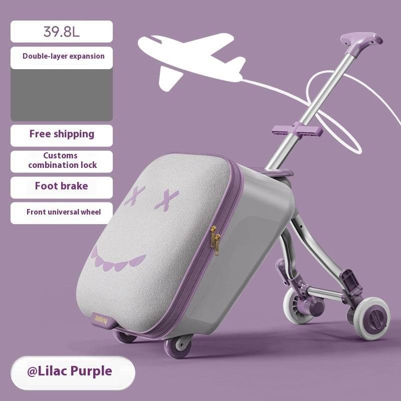 Luggage Children's Riding And Boarding Machine Trolley Case - Classy Collective