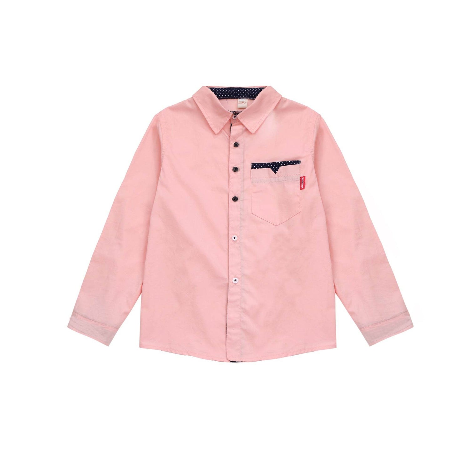 Student Spring And Autumn Trendy Fan Lapel Polka Dot Shirt - Classy Collective