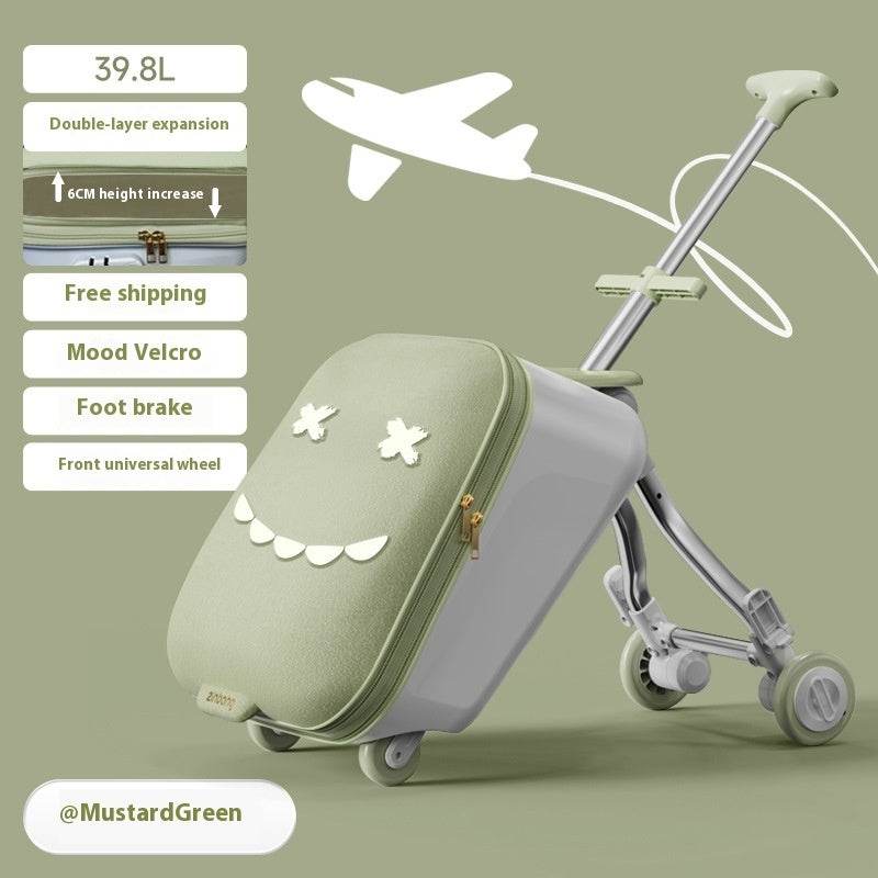 Luggage Children's Riding And Boarding Machine Trolley Case - Classy Collective
