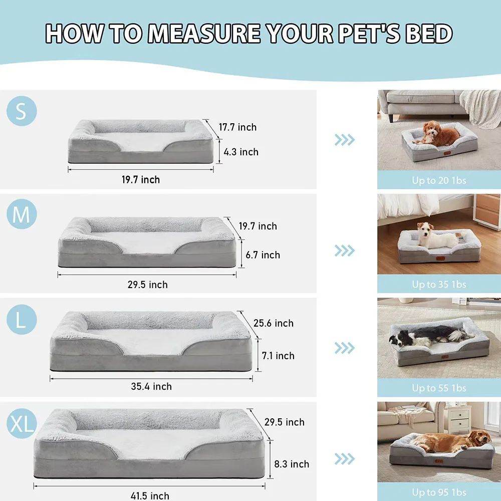 High Quality Dog Waterproof Bed For Medium Large Dogs Cats - Classy Collective