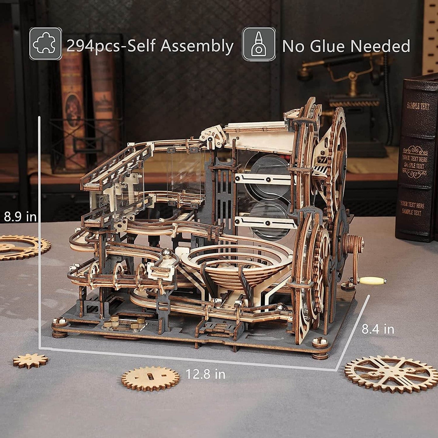 Robotime Marble Night City 3D Wooden Puzzle Games Assembly - Classy Collective