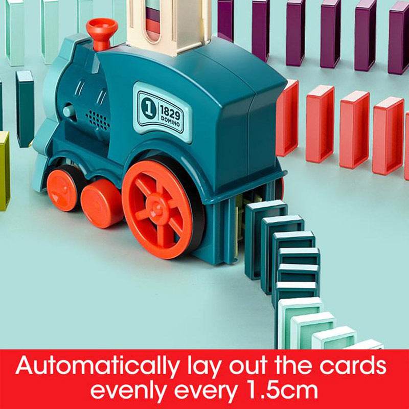 Domino Train Toys Car Puzzle Automatic Release - Classy Collective