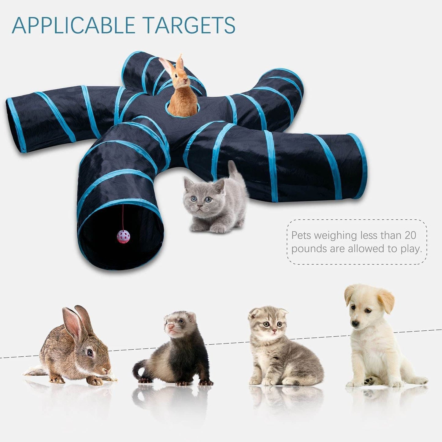 Tree Pattern Tunnel Pet Cat Toy - Classy Collective
