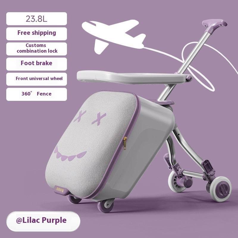 Luggage Children's Riding And Boarding Machine Trolley Case - Classy Collective