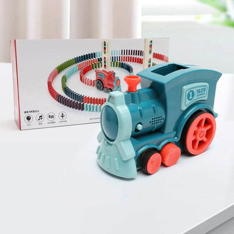 Domino Train Toys Car Puzzle Automatic Release - Classy Collective