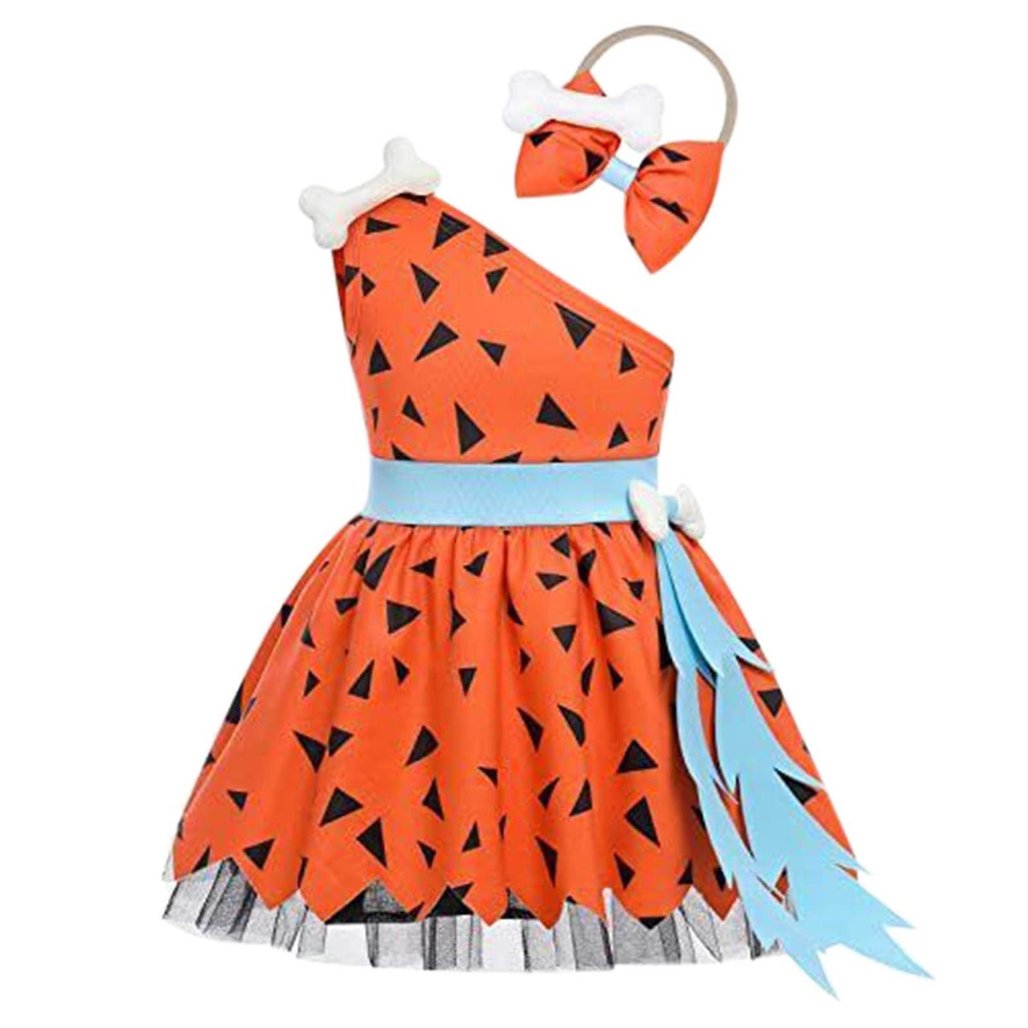 Girls Fashion Simple Halloween Mesh Costume Suit - Classy Collective